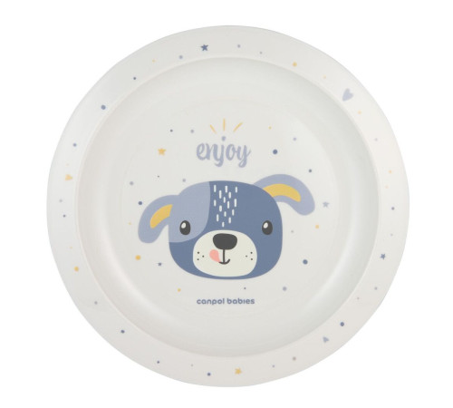 Тарілка пластикова CUTE ANIMALS - блакитна