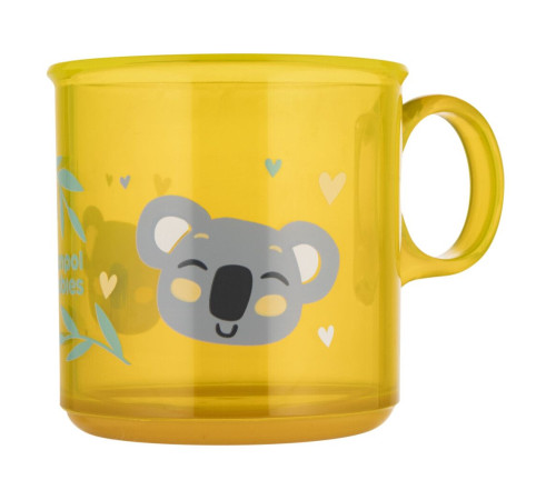 Canpol babies Кружка антипідслизгова EXOTIC ANIMALS, 170 мл - жовта