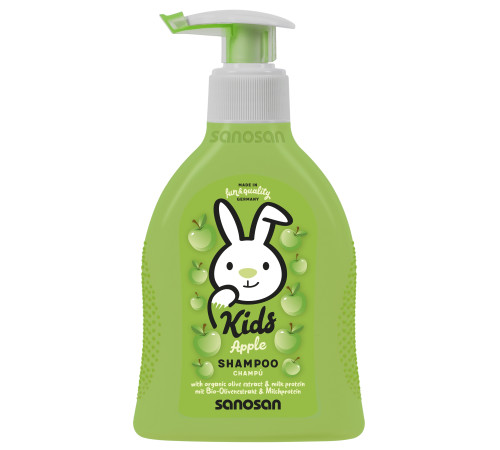 Sanosan Kids  Шампунь з ароматом яблука, 200 мл