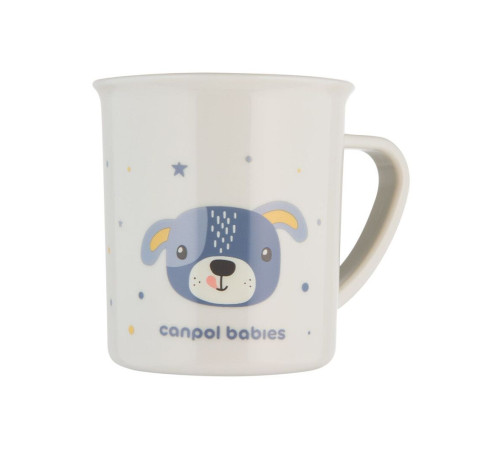 Кружка пластикова Canpol babies CUTE ANIMALS, 170 мл  - блакитна