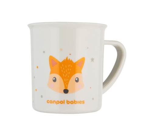 Кружка пластикова Canpol babies CUTE ANIMALS, 170 мл  - помаранчева