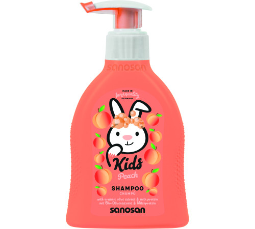 Sanosan Kids Дитячий шампунь "Персик", 200 мл