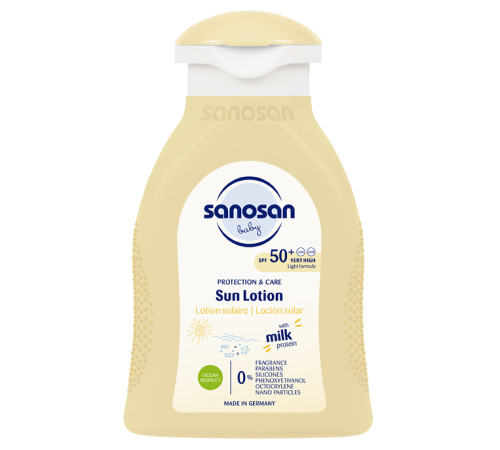Sanosan Baby Дитячий сонцезахисний лосьйон SPF 50+, 100 мл