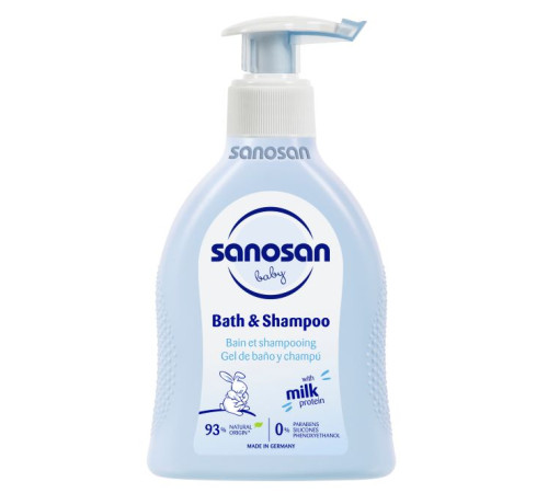 Sanosan Baby Дитячий шампунь-гель для купання "2 в 1", 200 мл