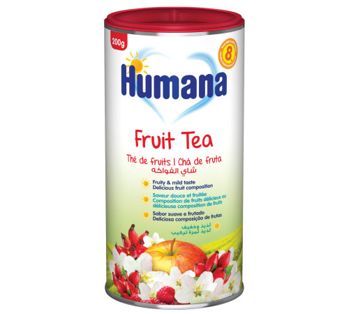 Чай Humana Фруктовий, 200 г  (термін придатності 01.02.2026)