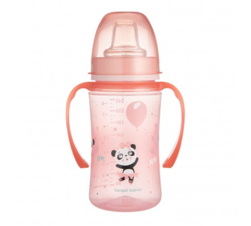 Кружка тренувальна Canpol babies EasyStart Sweet fun, 6 +, 240 мл, рожева