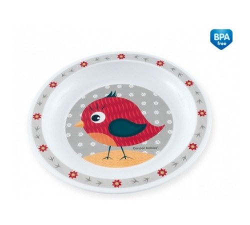 Тарілка плоска Canpol babies Пташка