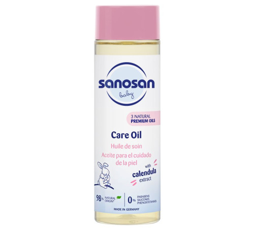 Sanosan Baby Дитяча олійка для шкіри, 200 мл (термні придастнотсі 02.2026)