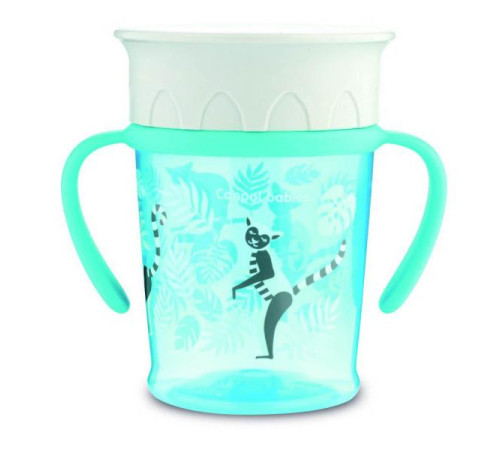 Кружка-непроливайка Canpol Babies 360  Jungle, 270 мл, бірюзова