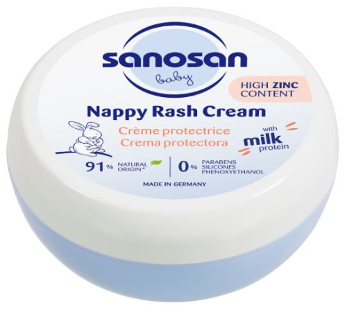 Дитячий крем від попрілостей Sanosan Baby, 150 мл