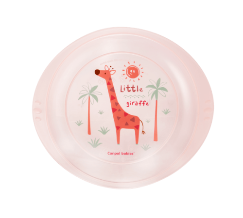 Тарілка пластикова Canpol babies, рожева