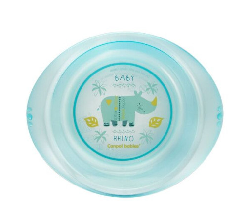 Тарілка глибока Canpol babies, 320 мл - блактина