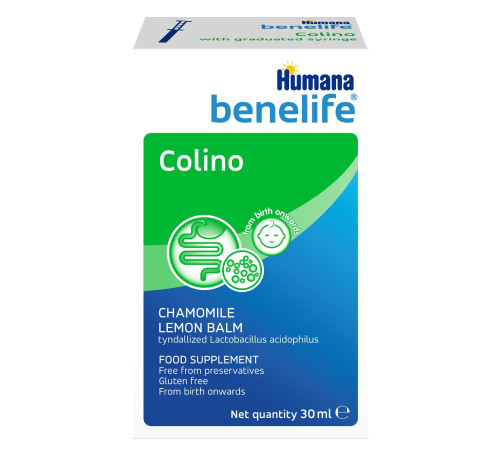 Humana Benelife Colino для усунення симптомів  кишкових колік, з  народження, 30 мл