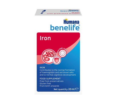 Humana Benelife Бісгліцинат заліза, 20 мл