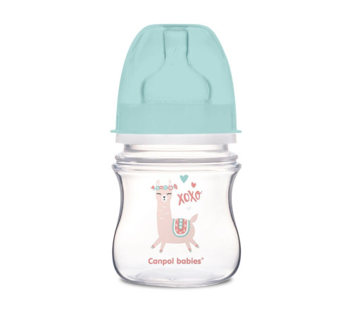 Пляшка з широким отвором антиколікова Easystart 120 мл зелена