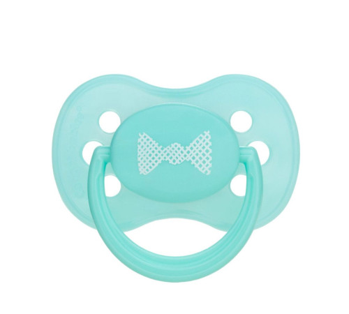 Canpol babies Пустушка латексна кругла 0-6 м-ців Pastelove зелена