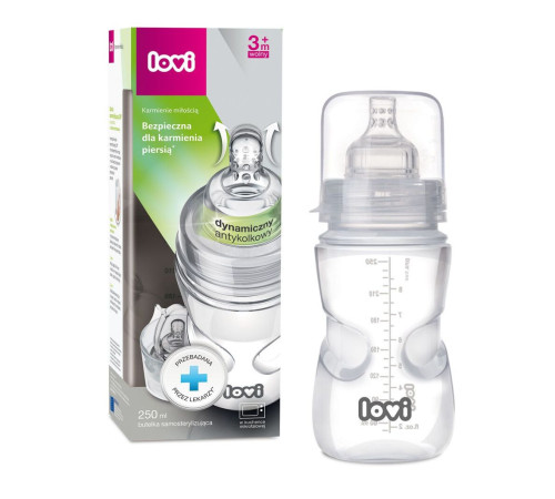 Пляшка самостерилізуюча 250 мл LOVI (super vent)
