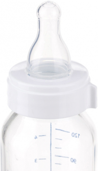 Скляна пляшечка для годування Canpol babies, 3 +, 120 мл, синя