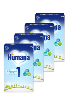 Humana 1, 600 г (4 уп) ( термін придастності 2.05.2024)